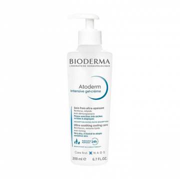 Интенсивный ультра-успокаивающий крем-гель для лица Bioderma Atoderm Intensive Gel Cream, 200 мл Интенсивный ультра-успокаивающий крем-гель для лица Bioderma Atoderm Intensive Gel Cream, 200 мл