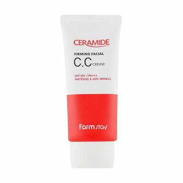 Укрепляющий СС-крем для лица FarmStay Ceramide Firming Facial с керамидами, SPF 50+, 50 мл Укрепляющий СС-крем для лица FarmStay Ceramide Firming Facial с керамидами, SPF 50+, 50 мл