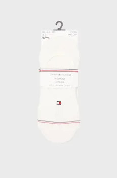 Женские белые следы (2 пары) SHINE Белый 39-42 Tommy Hilfiger 701233710