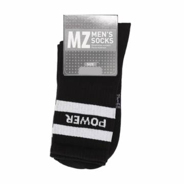 Носки мужские Modna Zona RT1321-064 Power высокие, спортивные, черные, размер 39-42 Носки мужские Modna Zona RT1321-064 Power высокие, спортивные, черные, размер 39-42
