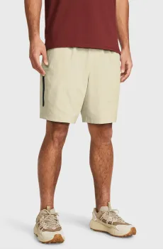Мужские бежевые шорты UA Unstoppable Vented Short Бежевый M Under Armour 1385514-273