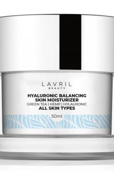 Увлажняющий крем для лица LAVRIL BEAUTY Hyaluronic Balancing Skin Moisturizer с коноплей и гиалуроновой кислотой, 50 мл