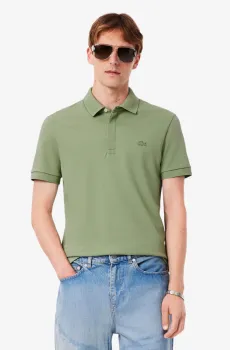 Мужское зеленое поло Зеленый L Lacoste PH5522S86