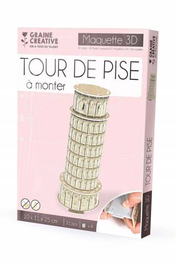 3d пазлы Graine Creative Maquette Tour De Pise 3d пазлы Graine Creative Maquette Tour De Pise