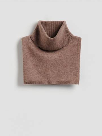 Reserved - LADIES` PONCHO - сіро-коричневий - 687FE-74M