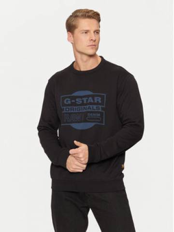 G-Star Raw Світшот Originals D25441-D797 Чорний Regular Fit G-Star Raw Світшот Originals D25441-D797 Чорний Regular Fit