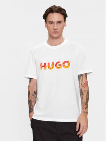 Hugo Футболка Danda 50504542 Білий Regular Fit Hugo Футболка Danda 50504542 Білий Regular Fit