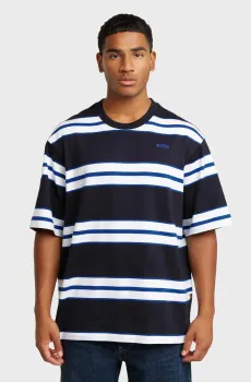 Мужская футболка в полоску Stripe boxy Разноцветный XS G-Star RAW D25962,D973