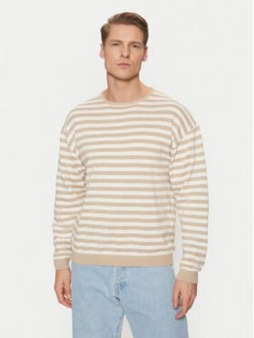 Jack&Jones Светр Calvin 12269031 Бежевий Relaxed Fit Jack&Jones Светр Calvin 12269031 Бежевий Relaxed Fit