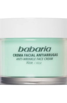 Крем для лица Babaria Aloe Vera Anti-Wrinkle Face Cream против морщин, с алоэ вера, 50 мл