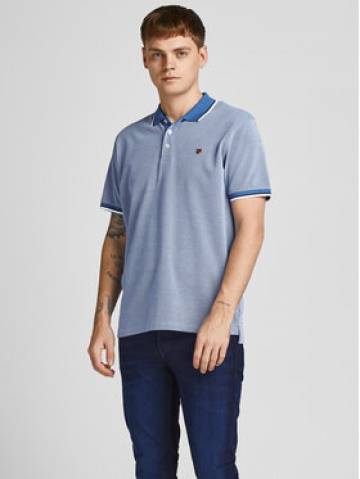 Jack&Jones Поло Bluwin 12169064 Голубий Regular Fit Jack&Jones Поло Bluwin 12169064 Голубий Regular Fit