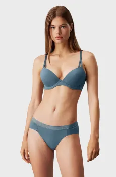 Женские синие трусики BIKINI Синий XS Calvin Klein 000QF6308E