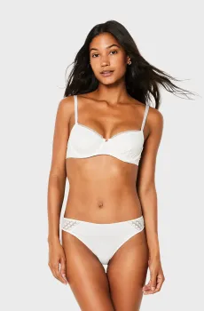 Женские белые трусики-слипы CRUSH Белый S Etam 6548401