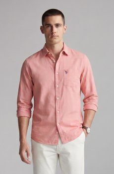 U.S. Polo Assn. Tailored Fit Pure Cotton Casual Shirt