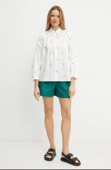 Хлопковая рубашка Weekend Max Mara