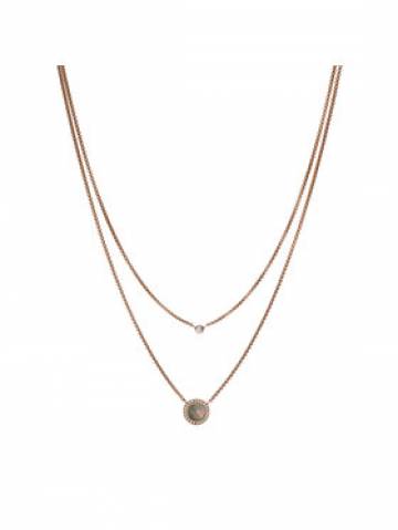 Fossil Намисто Val JF02953791 Золотий Fossil Намисто Val JF02953791 Золотий