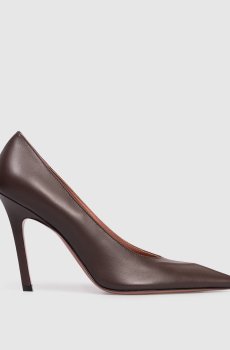Коричневые кожаные туфли Christine