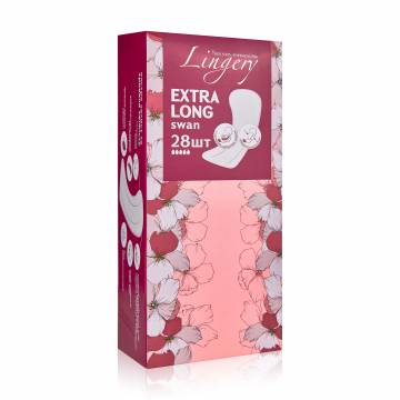 Ежедневные прокладки Lingery Swan Soft Extra Long, 28 шт Ежедневные прокладки Lingery Swan Soft Extra Long, 28 шт