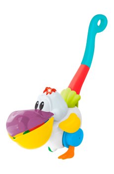 Игрушка-каталка Kiddi Smart Пеликан-затейник, на украинском, 11*25*17 см, от 1 года (064642)