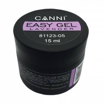Уценка! Гель для наращивания и укрепления ногтей Canni Easy gel 05 Lavender, 15 мл Уценка! Гель для наращивания и укрепления ногтей Canni Easy gel 05 Lavender, 15 мл