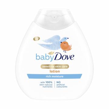 Детский лосьон для тела Dove Baby Rich Moisture Lotion Интенсивное увлажнение, 200 мл Детский лосьон для тела Dove Baby Rich Moisture Lotion Интенсивное увлажнение, 200 мл
