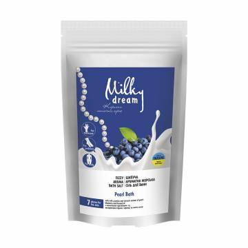 Шипучая ароматная морская соль для ванн Milky Dream Жемчужная ванна, 300 г (дойпак) Шипучая ароматная морская соль для ванн Milky Dream Жемчужная ванна, 300 г (дойпак)