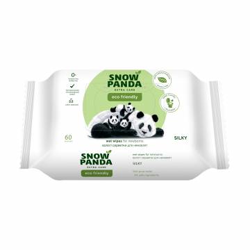 Влажные салфетки для новорожденных Снежная Панда Extra Care Silky, 60 шт Влажные салфетки для новорожденных Снежная Панда Extra Care Silky, 60 шт