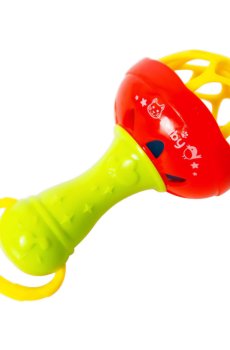 Игрушка-погремушка Lindo Б 345 Микрофон, от 6 месяцев