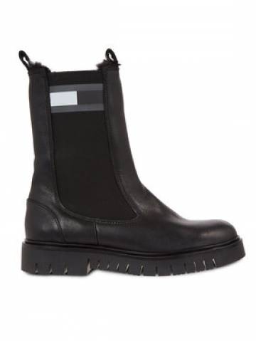 Tommy Jeans Челсі Tjw Warmlined Chelsea Boot EN0EN02313 Чорний Tommy Jeans Челсі Tjw Warmlined Chelsea Boot EN0EN02313 Чорний