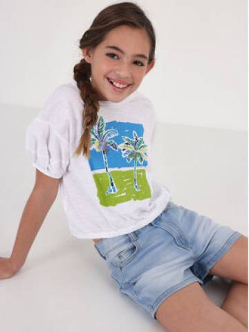 Mayoral Шорти з тканини 235 Голубий Regular Fit Mayoral Шорти з тканини 235 Голубий Regular Fit
