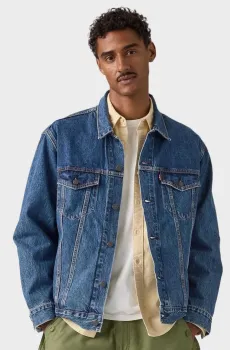 Мужская синяя джинсовая куртка Синий M Levi’s® A5782;0104