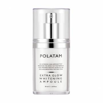 Осветляющая сыворотка для лица Polatam Extra Glow Whitening Ampoule, 50 мл Осветляющая сыворотка для лица Polatam Extra Glow Whitening Ampoule, 50 мл