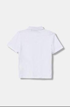 Детское хлопковое поло EA7 Emporio Armani