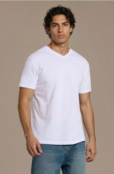 Бавовняна футболка basic - білий