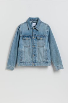 Reserved - Джинсова куртка - синій - YQ323-50J