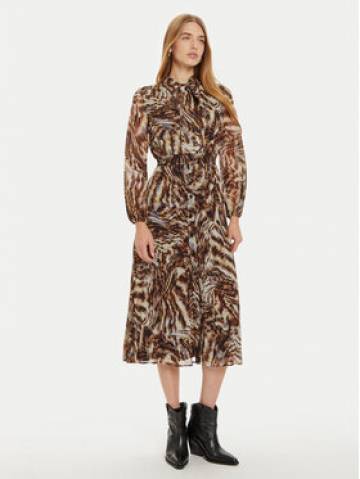Liu Jo Сукня-сорочка WF4373 T4184 Коричневий Regular Fit Liu Jo Сукня-сорочка WF4373 T4184 Коричневий Regular Fit