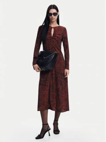Desigual Повсякденна сукня Las Vegas 24WWVW56 Коричневий Regular Fit Desigual Повсякденна сукня Las Vegas 24WWVW56 Коричневий Regular Fit