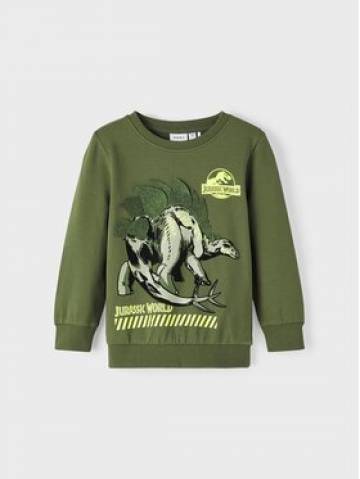 NAME IT Світшот 13219775 Зелений Standard Fit NAME IT Світшот 13219775 Зелений Standard Fit