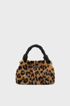 Женская коричневая сумка с узором Коричневый ONESIZE Guess HWLO81.43110;LEO