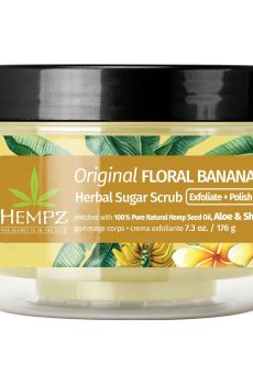 Сахарный скраб для тела Hempz Original Floral Banana Herbal Sugar Body Scrub, 176 г