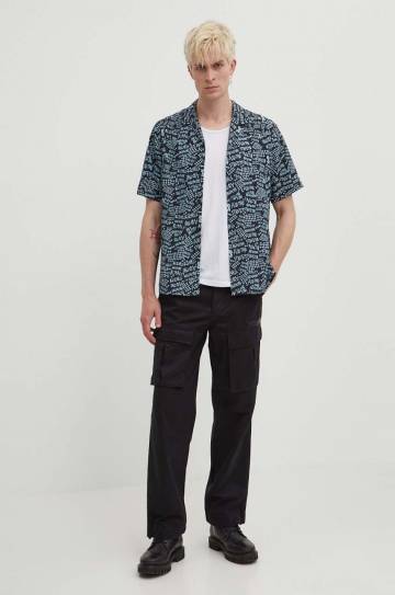 Рубашка KSUBI heroism ss shirt мужская цвет чёрный regular MPS24SH013 Рубашка KSUBI heroism ss shirt мужская цвет чёрный regular MPS24SH013