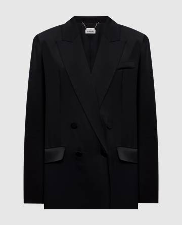 Черный двубортный жакет Norah Черный двубортный жакет Norah
