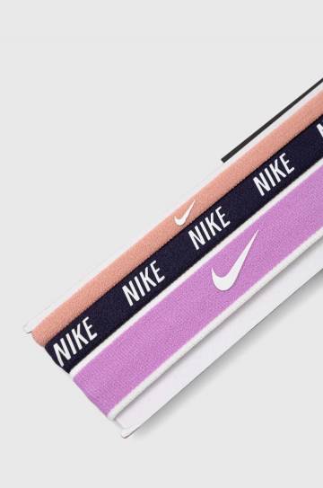 Повязка на голову Nike 3 шт цвет фиолетовый Повязка на голову Nike 3 шт цвет фиолетовый