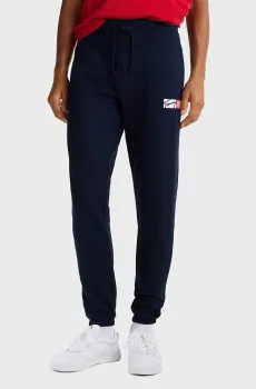 Мужские темно-синие спортивные брюки TJM SLIM ENTRY Синий S Tommy Jeans DM0DM20277