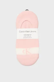 Женские следы (2 пары) HIGH CUT Разноцветный 35-38 Calvin Klein 701230601