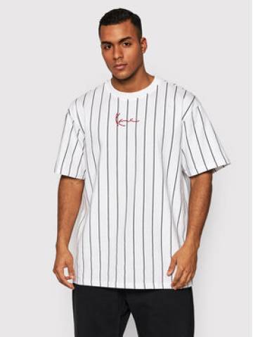Karl Kani Футболка Signature Pinstripe 6030152 Білий Regular Fit Karl Kani Футболка Signature Pinstripe 6030152 Білий Regular Fit