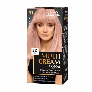 Краска для волос Joanna Multi Cream Color 31.5 Розовый блонд, 100 мл Краска для волос Joanna Multi Cream Color 31.5 Розовый блонд, 100 мл