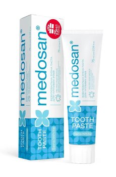 Отбеливающая зубная паста Medosan SensiWhite Toothpaste для чувствительных зубов, 75 мл