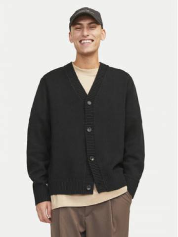 Jack&Jones Кардиган Frederiksberg 12262048 Чорний Loose Fit Jack&Jones Кардиган Frederiksberg 12262048 Чорний Loose Fit