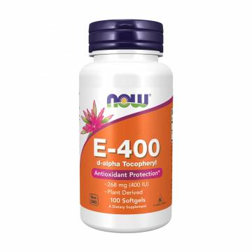 Витамин E-400 NOW foods Natural E-400, 100 капсул Витамин E-400 NOW foods Natural E-400, 100 капсул